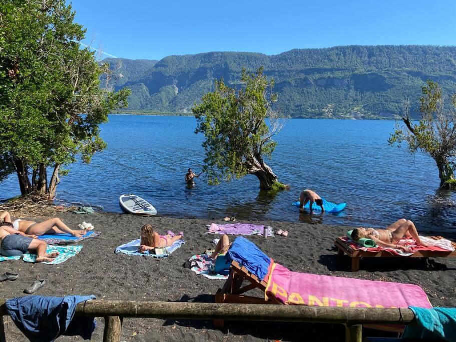 Gran Casa Orilla Playa,12 Personas,5 Dormitorios Coñaripe Exteriér fotografie